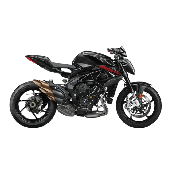 MV Agusta BRUTALE 675 RR 2014 Manuel De Maintenance