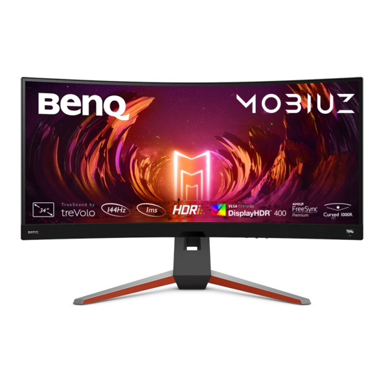 BenQ MOBIUZ EX3410R Manuel D'utilisation