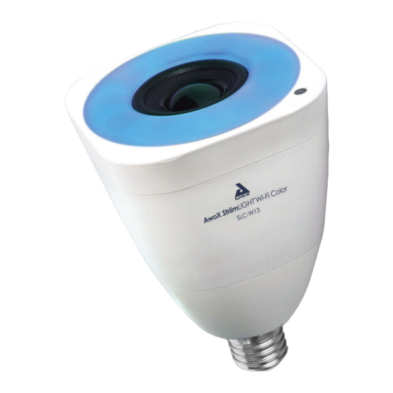 Awox StriimLIGHT WiFi Color SLC-W13 Mode D'emploi