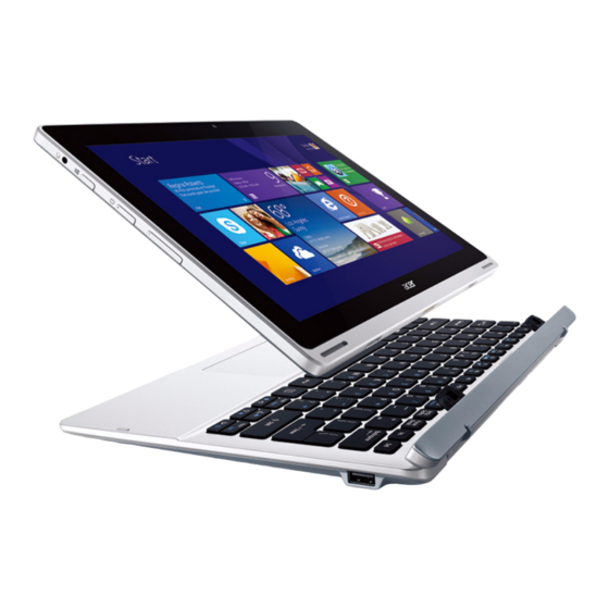 Acer Aspire Switch 11 Manuel D'utilisation