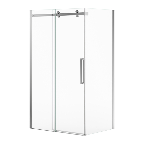 MAAX HALO CORNER DOORS Guide D'installation