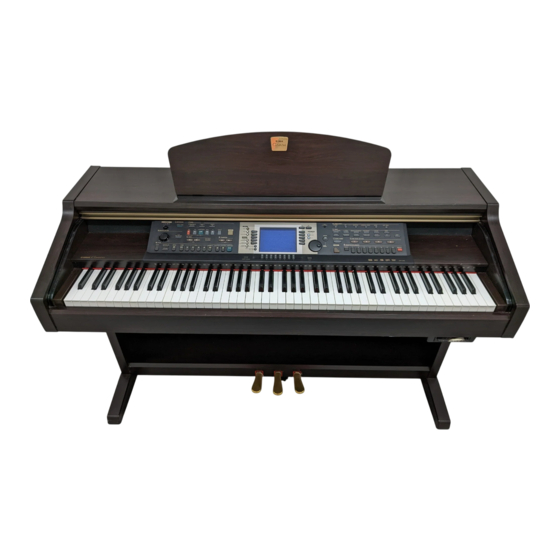 Yamaha Clavinova CVP-205 Mode D'emploi