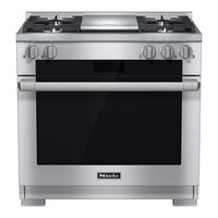 Miele Range Cooker HR 1936-1 Notice D'installation