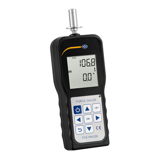 PCE Instruments PCE-PTR 200N Notice D'emploi