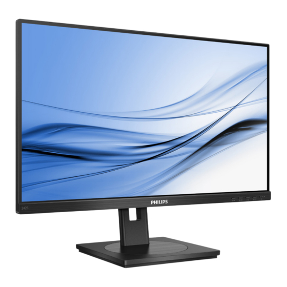 Philips 242S1 Manuel D'utilisation