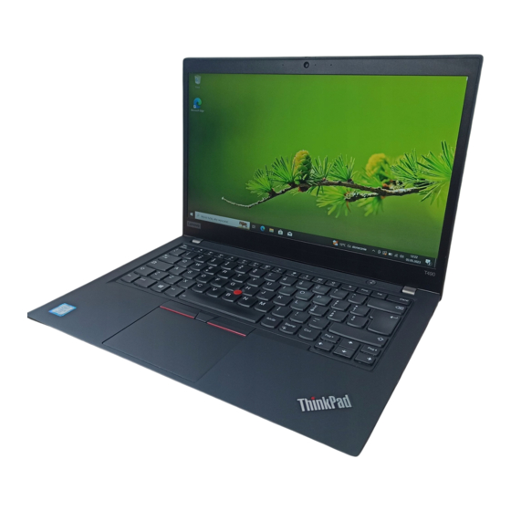 Lenovo ThinkPad T490 Guide De Configuration