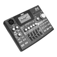 Korg D4 Manuel D'utilisation