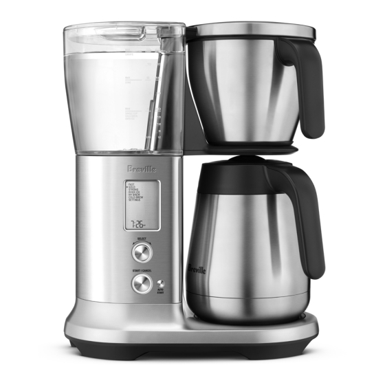 Breville Precision Brewer Thermal BDC450 Mode D'emploi