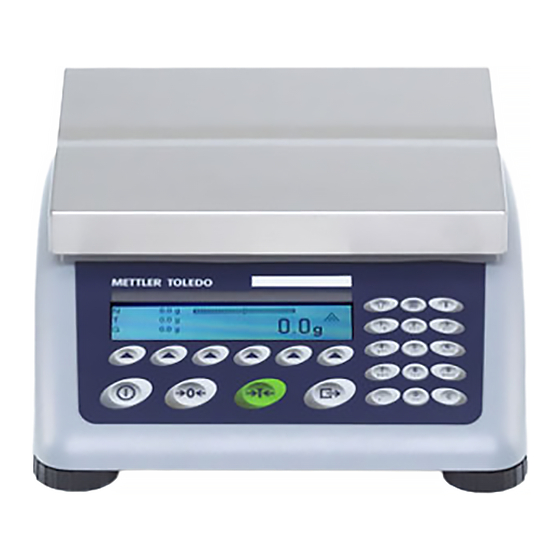 Mettler Toledo BBA442 Mode D'emploi