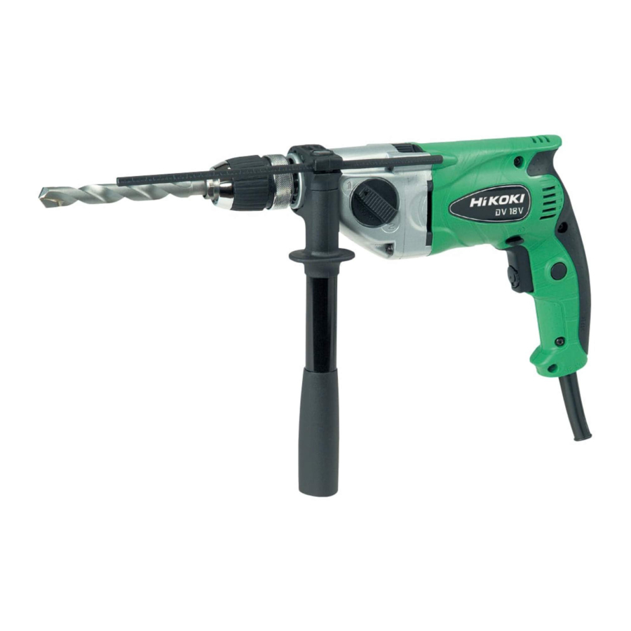 HIKOKI DV 18V Mode D'emploi