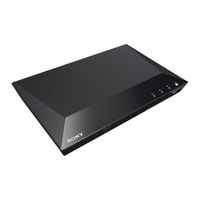 Sony BDP-S1100 Mode D'emploi