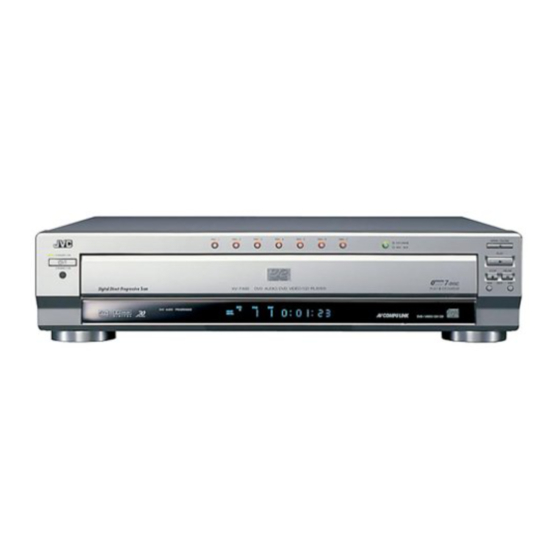 JVC XV-FA900BK Manuel D'instructions