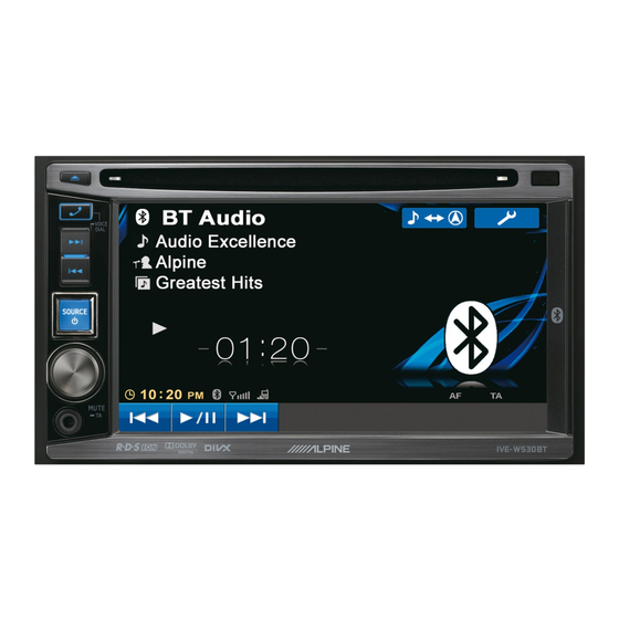 Alpine IVE-W530BT Mode D'emploi