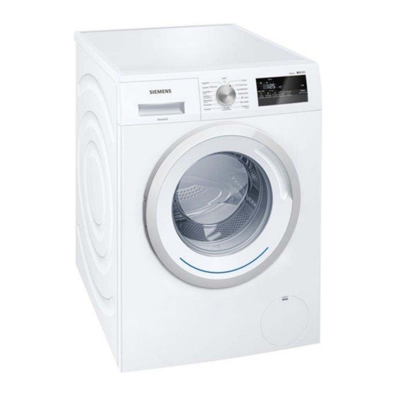 Siemens WMN Serie Notice D'utilisation Et D'installation