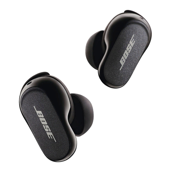 Bose QUIETCOMFORT EARBUDS Mode D'emploi