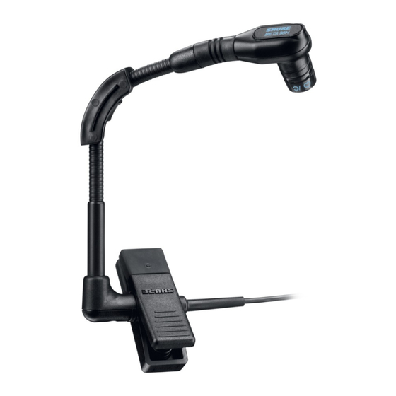 Shure Beta 98H/C Guide D'utilisation