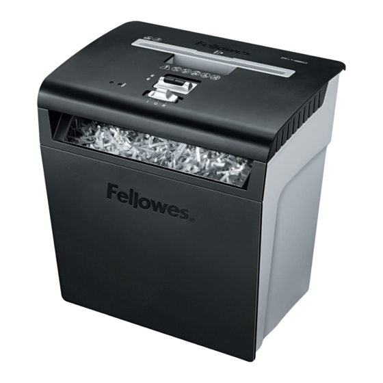 Fellowes POWERSHRED P-48C Mode D'emploi