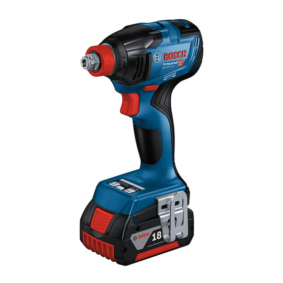 Bosch GDR Professional 18V-210 C Notice Originale