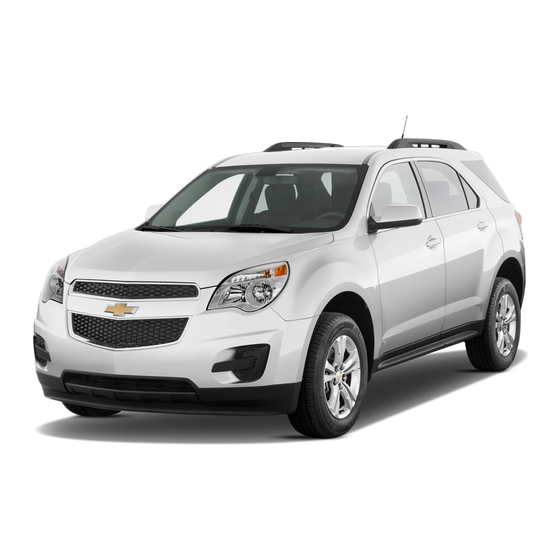 Chevrolet Equinox 2013 Manuels