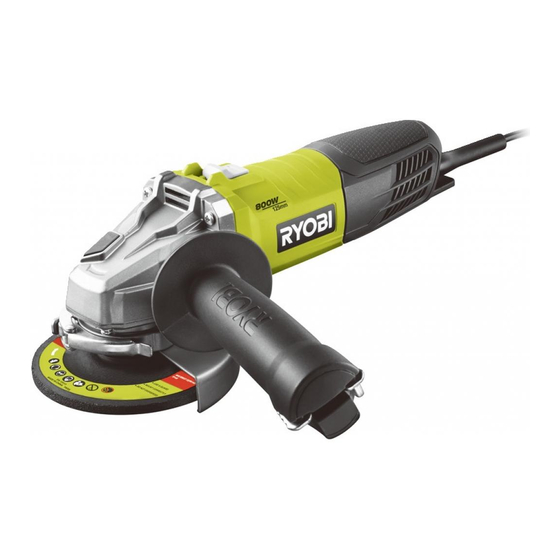 Ryobi RAG750-115 Traduction Des Instructions Originales
