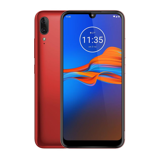 Motorola Moto E6 Guide De L'utilisateur