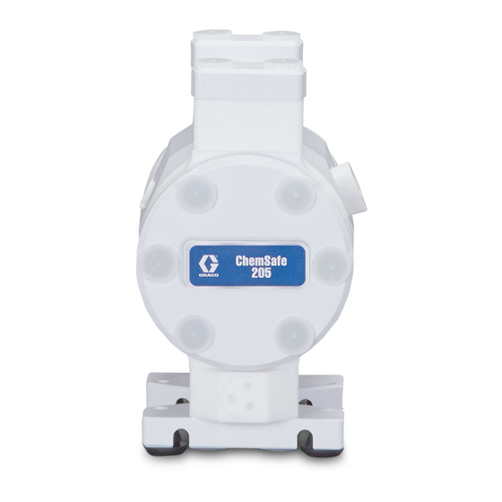 Graco ChemSafe 205 Guide Rapide