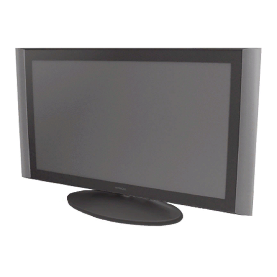 Hitachi 42PD9700C Manuel Utilisateur