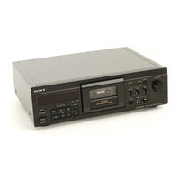Sony TC-KA3ES Mode D'emploi