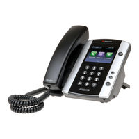 Polycom VVX 600 Guide D'utilisateur