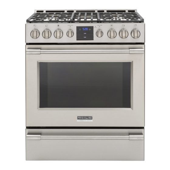 Frigidaire Professional Serie Utilisation Et Entretien