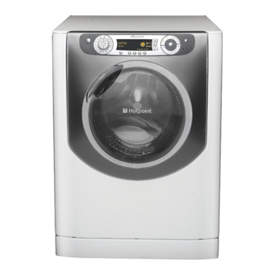 Hotpoint Ariston AQUALTIS AQGMD 149 Mode D'emploi