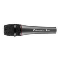 Sennheiser e 865 Notice D'emploi