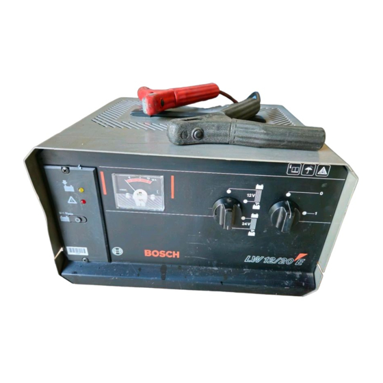 Bosch LW 12/20 E Mode D'emploi