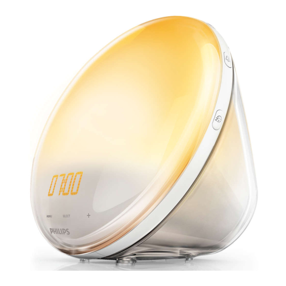 Philips Wake-up Light HF3520 Manuel D'utilisation