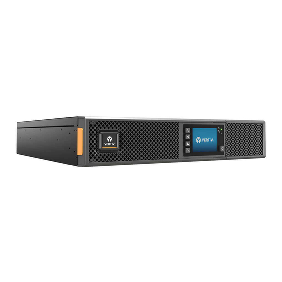 Vertiv Liebert GXT5 Série Guide D'installation Et D'utilisation