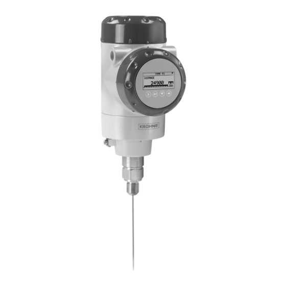 KROHNE OPTIFLEX 2200 C Supplément Au Manuel