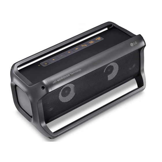 LG XBOOM Go Manuel D'utilisation
