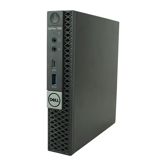 Dell Optiplex 3050 Manuel Du Propriétaire