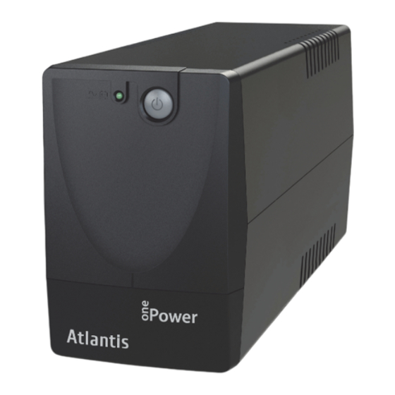 Atlantis ONEPOWER A03-PE602 Manuel De L'utilisateur