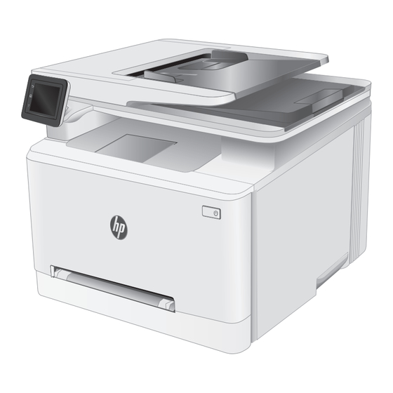 HP LaserJet Pro MFP M282 Série Mode D'emploi