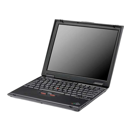 Lenovo ThinkPad X41 Guide De Maintenance Et D'identification Des Incidents