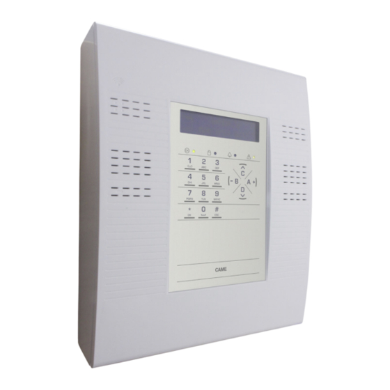 CAME PXC24W Manuel Installateur