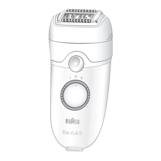 Braun Silk épil 5 Mode D'emploi