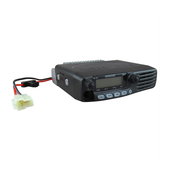Kenwood TM-281E Mode D'emploi