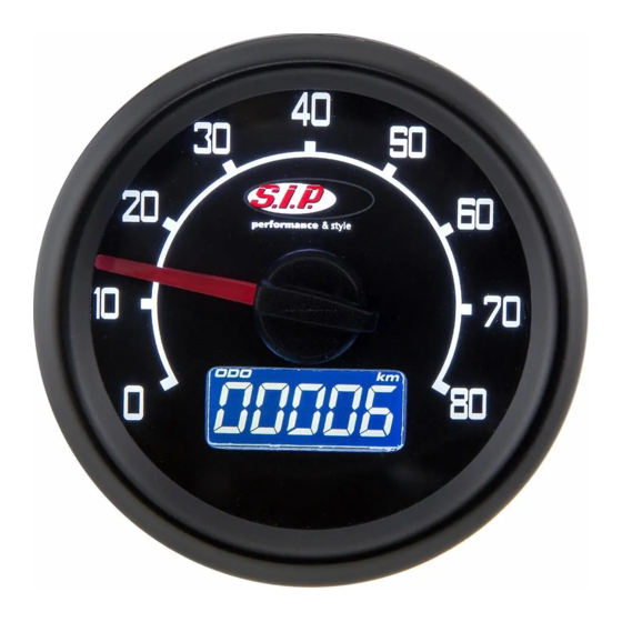 SIP SPEEDO REVCOUNTER 2.0 Mode D'emploi