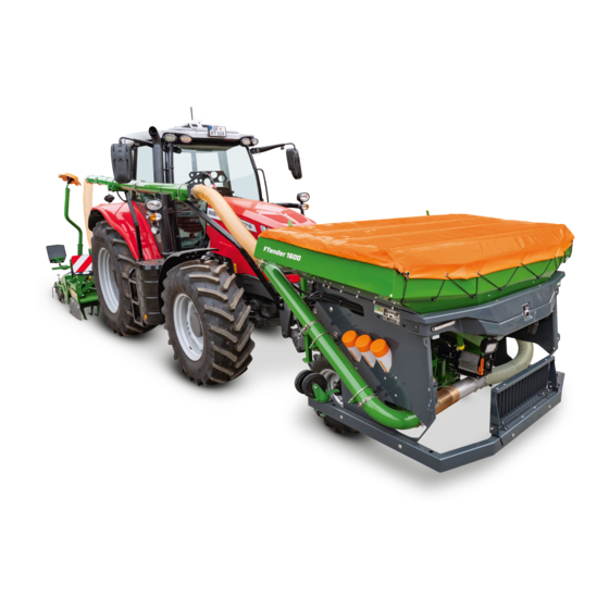 Amazone FTender 1600 Notice D'utilisation D'origine