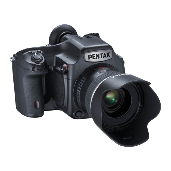 Ricoh PENTAX 645 Z Mode D'emploi