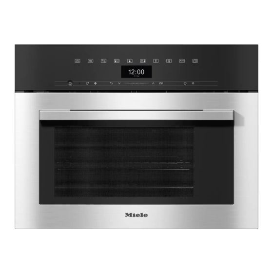 Miele DGM 7340 Mode D'emploi Et Instructions De Montage