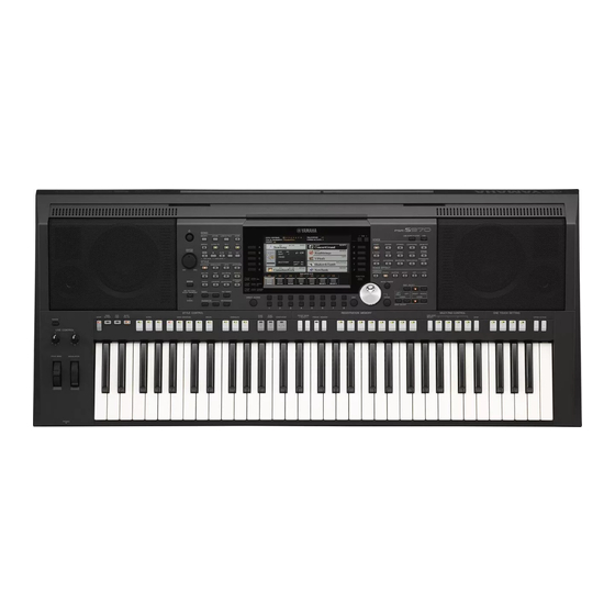 Yamaha PSR-S970 Mode D'emploi