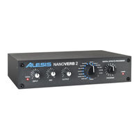 Alesis NANOVERB 2 Guide D'utilisation Rapide